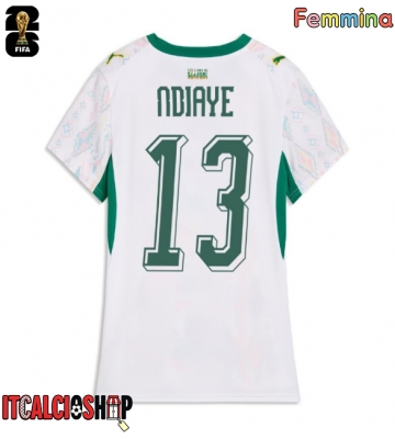 Senegal Iliman Ndiaye #13 Prima Maglia Femmina Mondiali 2026 Manica Corta